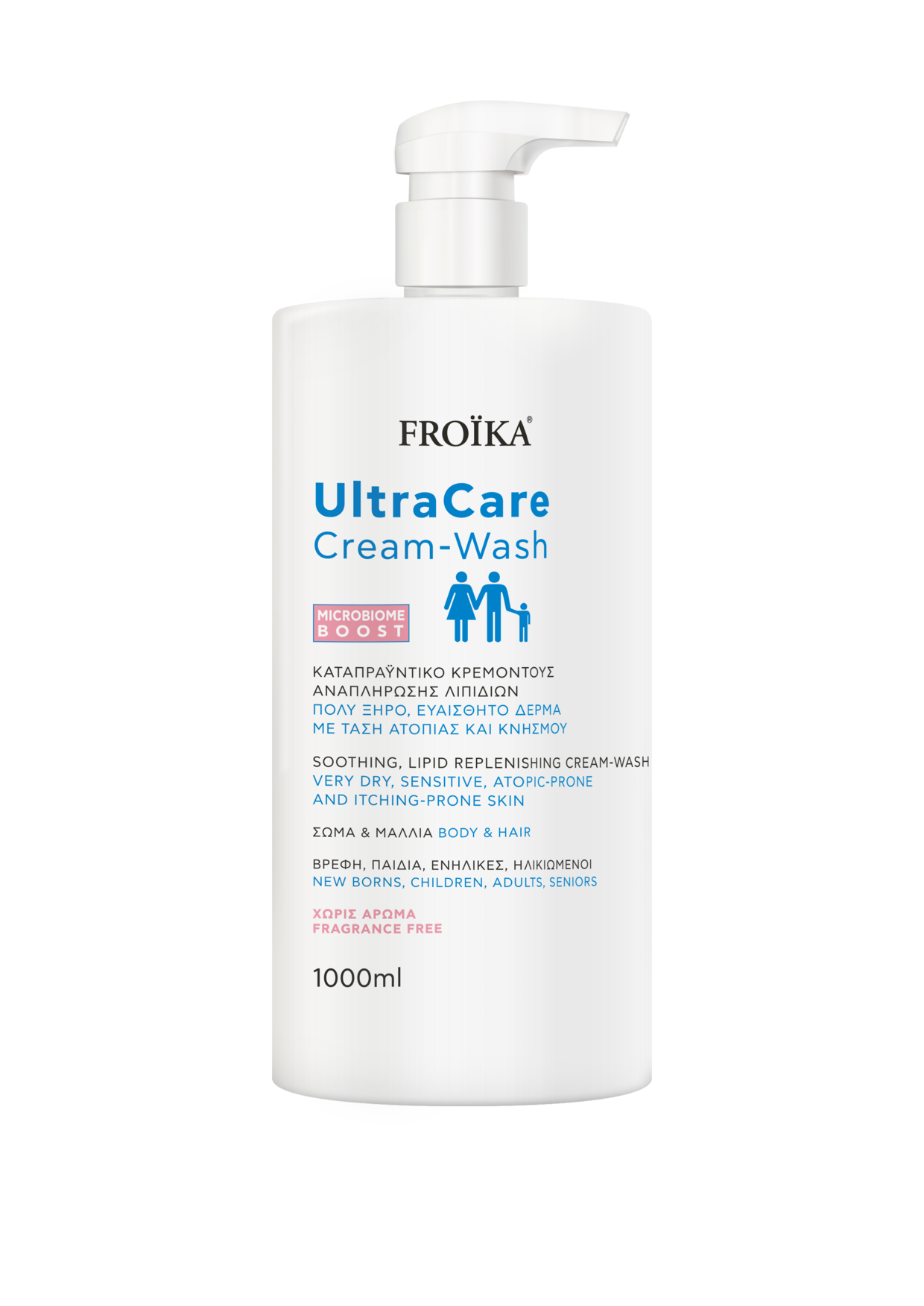 FROIKA - ULTRACARE Cream-Wash -1000ml